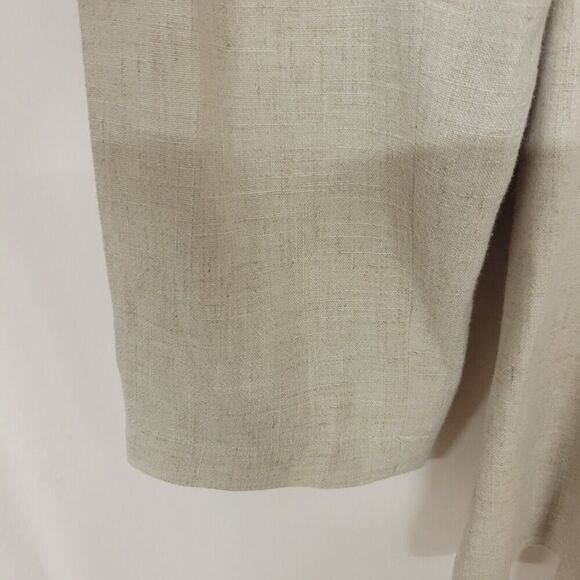 Monroe & Main Size 16W Oatmeal Anyone For Brunch  (Jacket Only) Linen Blend - Picture 7 of 7
